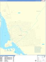 Lake Havasu City Wall Map Zip Code